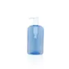 Frasco de shampoo 400ml frasco quadrado plano frasco pump para loção frasco para condicionador de cabelo PET frasco plástico