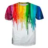 Comercio Exterior Transfronterizo Ropa de Verano Camiseta de Manga Corta con Estampado Digital para Hombre con Patrón de Mascota, Diseño Personalizado, Casual y Versátil