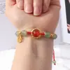 Pulsera trenzada Círculo Qiankun, estilo Nudo Chino, Símbolo de Manzana y Deseo, Fragmentos de Plata, 0 kg Atracciones Turísticas, Fabricante Transfronterizo, Venta al por Mayor de Joyería