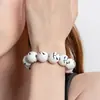 Pulseras de Moda Halloween Transfronterizas Europeas y Americanas con Personalidad, Conjunto de Joyería de Collar de Cuentas de Calabaza Halloween Retro Artístico