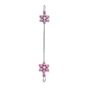 Varillas para Abalorios de Copo de Nieve Navideño DIY Estilo Nuevo Accesorios para Llaveros con Cuentas Varillas de Plástico para Abalorios Multicolor Venta al por Mayor desde el Fabricante
