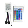 Controlador de luz led controlador de 24 teclas luz con control remoto infrarrojo RGB de 24 teclas luz led con regulador de intensidad infrarrojo