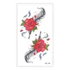 Pegatinas de Tatuaje Impermeables de Larga Duración Estilo Fresco Pluma de Pavo Real Dibujos Animados Lindos Tatuajes Temporales para Mujeres Nuevo Modelo Transfronterizo