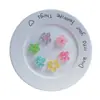 Accesorios de Resina de Flor de Cerezo Transparente y Sencilla de Cinco Pétalos para Manualidades, Pegamento de Crema, Funda de Teléfono Móvil, Diadema, Pasador de Pelo, Imán para Refrigerador