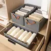 Caja de Almacenamiento y Organización para Ropa y Pantalones, Gran Capacidad, Plegable, Cesta de Almacenamiento para Juguetes y Artículos Varios, Caja de Almacenamiento de Escritorio de Gran Capacidad