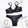 Artículo popular de comercio exterior: Lencería Sexy de Encaje con Estampado Salvaje de Leopardo, Sujetador Ultra Fino Transparente para Bustos Grandes, Anticaída