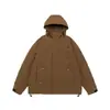 Ropa para Hombre North Boundary Marca de Moda Americana Invierno 2025 Nuevo 90 Terciopelo Holgada Talla Grande con Capucha Chaqueta de Plumas para Hombre