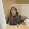 Bolso de mujer de gran capacidad estilo retro americano 2026 nuevo bolso de hombro de moda para el trabajo bolso cruzado bolso de mano bolso Boston