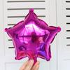 Balão de alumínio de 10 polegadas com cinco pontas, decoração de teto, balão de papel alumínio, balão de estrela, aniversário