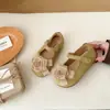 Zapatos pequeños de terciopelo estilo Chanel, zapatos de vestir para niños, zapatos de princesa para niñas, zapatos para bebé de punta poco profunda, adecuados para cumpleaños, bodas y atuendos Hanfu