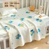 Toalla de Baño Tipo para Niños Gasa Algodón Puro Manta para Recién Nacido Edredón Pequeño Toalla de Baño Manta de Seis Capas Fabricante Venta al por Mayor