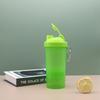 Vaso para Batido de Fitness al Aire Libre de Color Sólido Simple Portátil para Viaje Vaso Deportivo para Agua Hebilla Multifuncional Vaso Mezclador