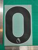 23-24 Premier League Negro (25 centímetros) Estampado de Números y Letras de Jersey Número Transferencia Térmica Mapa Jersey