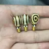 Cobre Puro Tres Vías Colección Cabeza de Buda Tres Vías Varios Estilos DIY Accesorios para Joyería de Cuentas Budistas Cadena para Teléfono Móvil Pulsera Colgante