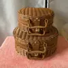 Cesta tejida de mano, Caja de almacenamiento de ratán tejida a mano silvestre, Caja para pasteles de luna de Hi-Tea, Caja de regalo, Cesta de almacenamiento, Fabricante de la fuente de almacenamiento