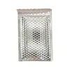 Saco Bolha de Filme Prateado Aluminizado de Camada Dupla Espesso Saco de Espuma Autoadesivo Anti-Pressão Bolha Embalagem para Express Embalagem de Duas Faces