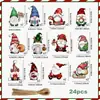 Adorno de gnomo navideño transfronterizo, adorable anciano sin rostro para árbol de Navidad, decoración navideña con ambiente festivo
