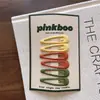 Pinzas Bb Básicas de Color Oscuro Estilo Coreano para Niñas, Otoño e Invierno, Pinzas Laterales en Varios Colores, Juego de 3 Pares, Pinzas Sencillas para Padres e Hijos