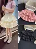 Saia Plissada em Camadas de Bolo Infantil 2026 Outono Nova Estilosa Saia Curta para Meninas Saia Bufante de Bebê Vestido de Princesa