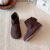 Botines Infantiles 2026 Otoño/Invierno Nuevos Estilo Coreano Zapatos Infantiles Botines Cortos de Suela Suave para Niñas Versátiles Botas Bebé Birkenstock Comercio Exterior