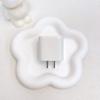 Adecuado para Cubierta Protectora de Cabezal de Carga Apple 20W Cubierta de Cabezal de Cargador de Carga Rápida 18W Color Puro Cubierta Protectora para Cabezal de Carga Color Caramelo