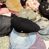 Boinas de lana estilo coreano para mujer, otoño e invierno, cabeza grande, cálidas, clásicas, octogonales, estilo retro, gorra de pintor pequeña