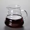 Cafetera de vertido de vidrio de borosilicato alto, cafetera para compartir con forma de nube, taza de filtro de café, cafetera de vidrio a juego, cafetera moka