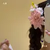 ¡Colección de Flores de Primavera! Pasador de Lirio Araña con Degradado Suave, Pinza para Flequillo con Atmósfera Súper de Hada, Pasador, Tocado de Flor, Accesorios para el Cabello