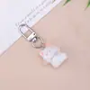 Llaveros Lindos de Gato de la Suerte con Cuentas, Accesorios para Llaveros de Gatito de Dibujos Animados de Peluche, Colgantes para Bolsos