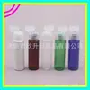Frasco marrom de 30ml com tampa flip-top, frasco para sabonete líquido, frasco dispensador de loção e creme, frasco de shampoo, frasco azul de 30ml com tampa flip-top