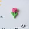 Acessórios de Resina DIY Pirulito de Morango Vermelho Rosado Cola Creme Tamancos Material Decorativo Caixa de Armazenamento Patch