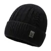 Gorro de Punto Engrosado con Felpa Invierno para Hombre Protección para Orejas a Prueba de Viento Protección contra el Frío Gorro de Lana Pullover Gorro de Esquí para Jóvenes