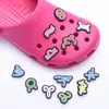 Zapatos Luminosos de Doce Constelaciones Accesorios de Crocs Florales Zapatos DIY Joyería para Zapatos Crocs Decoraciones Florales Hebillas para Zapatos de Jardín