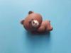 Señal de estacionamiento de muñeca de dibujos animados en 3D, muñeca de goma suave, cerdo acostado, muñeca de gato de la fortuna, en stock, venta al por mayor, gran suministro
