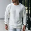 Comércio Exterior Amazon Transfronteiriço Outono e Inverno Novo Pulôver Casual Solto Gola Redonda Manga Longa Roupas Masculinas Top