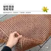 Material de Ratán Seis Agujeros Octagonales Imitación de Ratán PE Ratán Real Malla Tejida a Mano Muebles Pantalla de Techo Marco de Puerta Decoración