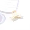 4,5CM Grampo de Cabelo Gravata Borboleta Média Fosco Simples Versátil para Rabo de Cavalo Alto Feminino Clipe de Presilha para Meio-rabo Venda Quente Transfronteiriça