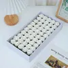 Novas Cabeças de Flores de Sabão do Tamanho de um Polegar, Flores de Sabão Mini Rosas de Quatro Camadas, Cabeças de Flores de Buquê Pequeno, Materiais de Flores Artificiais