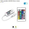 Fita de LED Colorida Color-Changing com Controlador Rgb Bluetooth Controle Remoto Misturador de Cores Interruptor de Temporização 12/24V