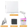 Placa Acrílica Pintável Transfronteiriça Placa de Pintura Luminária Noturna, Presente de Aniversário Perfeito, Ornamento Decorativo, Produto Novo, Alimentado por USB