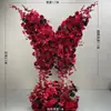 Flor de Celebridad de Internet Mariposa Floral Esqueleto DIY Rosa Avanzado Día de San Valentín Tarjeta Fotográfica Arreglo Nuevo Romántico