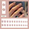 Unhas Usáveis, Peças de Unha Postiça Removíveis, Design Doce Cor Vinho, Arte de Unha Tabuleiro de Xadrez Coração Realçador de Branco, Adesivos de Unha