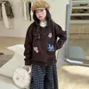 Cárdigan de Punto de Otoño para Niñas Ropa de Otoño 2026 Nuevo Estilo Niños Medianos y Grandes Estilo Coreano Chaqueta Suéter Top de Estilo Primavera y Otoño para Niños