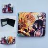 Porta-moedas periférico de anime porta-cartões curto carteira