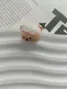 Contas de urso de desenho animado pintadas à mão, acessórios para pulseira e chaveiro de celular DIY, contas soltas de resina fofas, atacado