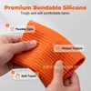 Soporte multifuncional para teléfono móvil, soporte de escritorio de silicona para Apple y Xiaomi, soporte flexible plegable deformable para viajes y uso perezoso