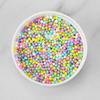 Decoración para postres de pastel, helado, 1 mm, perlas de azúcar de colores aibeier, perlas redondas pequeñas de colores, 85 g