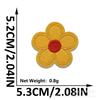 Acessórios de Flor Bordado Estrela Adesivos de Tecido Laváveis Sem Costura Multicor Bordados Acessórios de Roupa Caixa Decoração Adesivos