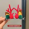 Chifres de Rena de Natal Transfronteiriços Decoração de Árvore Pequena Presilha de Cabelo de Natal Pelúcia Fofa Adereço de Cabeça para Festa de Feriado Acessórios de Cabelo para Meninas