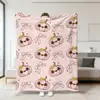 2026 Amazon Nueva Manta de Halloween Estampado de Fantasma Calabaza Calavera Manta de Felpa Manta de Siesta Cubierta de Sofá Manta